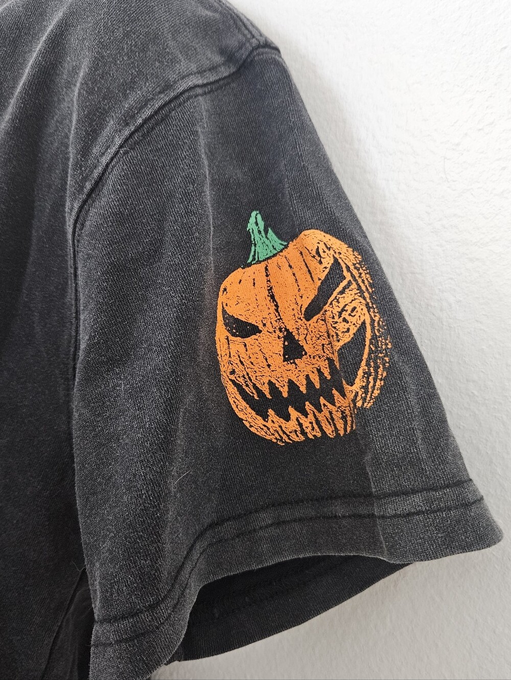 ho7s halloween sleepy hollow black tee goth ghost oversized spooky unisex top - Picture 6 of 7
